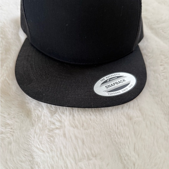 Other - Black Snapback Cap